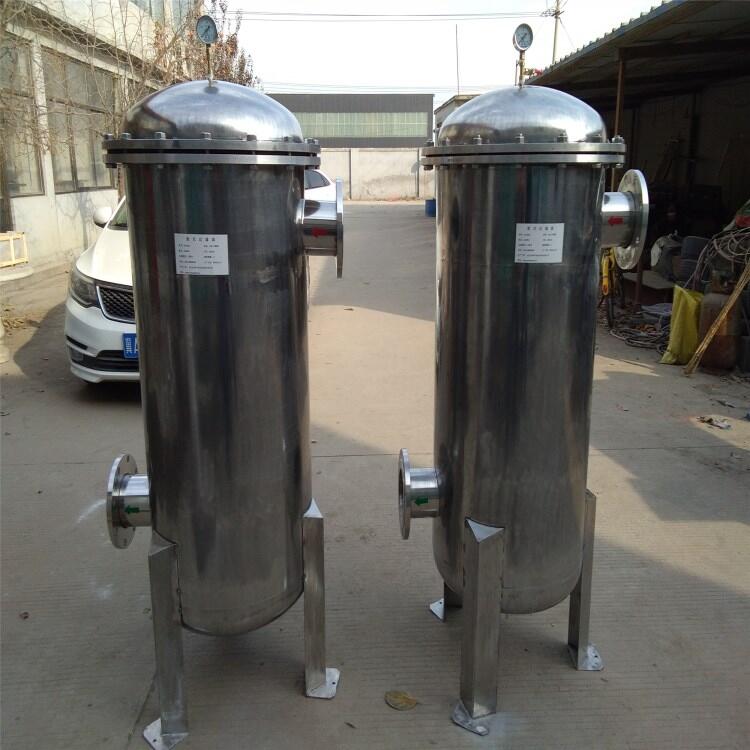 冀誠(chéng)科養(yǎng)殖場(chǎng)水處理袋式過濾器 污物攔截過濾器